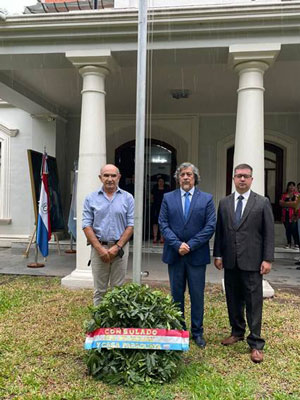 Consulado de Paraguay en Resistencia homenajeó a héroes nacionales