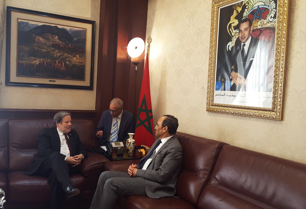 Embajador del Paraguay se reunió con el Presidente de la Cámara de Representantes del Reino de Marruecos