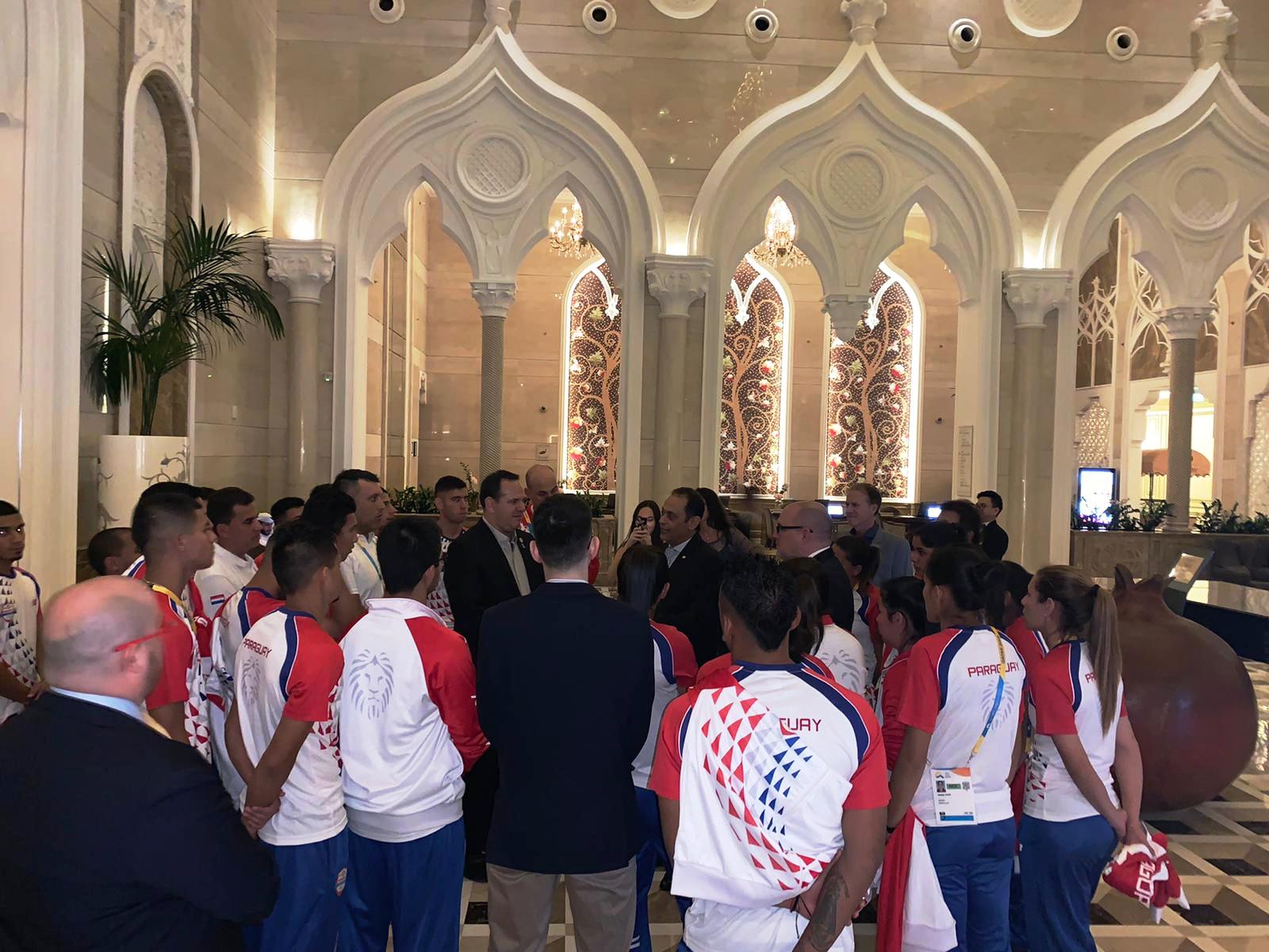 Embajada  acompaña a selección de fútbol de playa que participa en competencia en Qatar