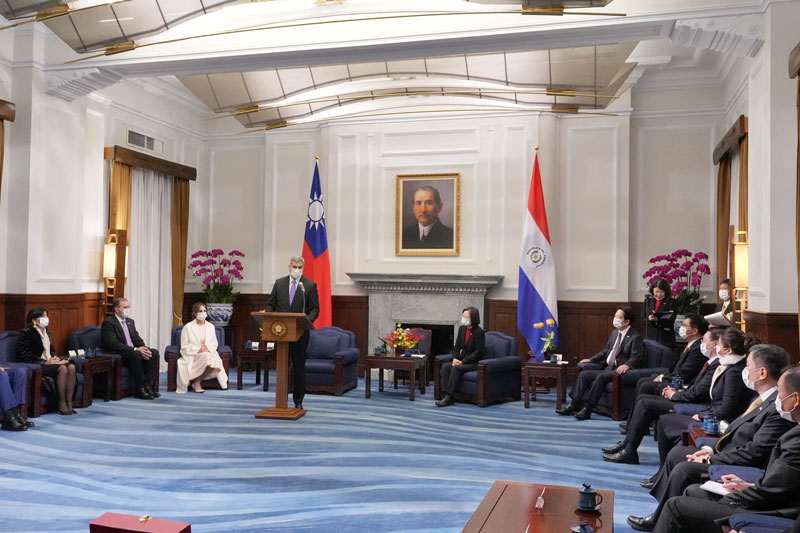 Presidentes de Paraguay y China (Taiwán) destacan excelente estado de relaciones entre ambos países, en reunión bilateral