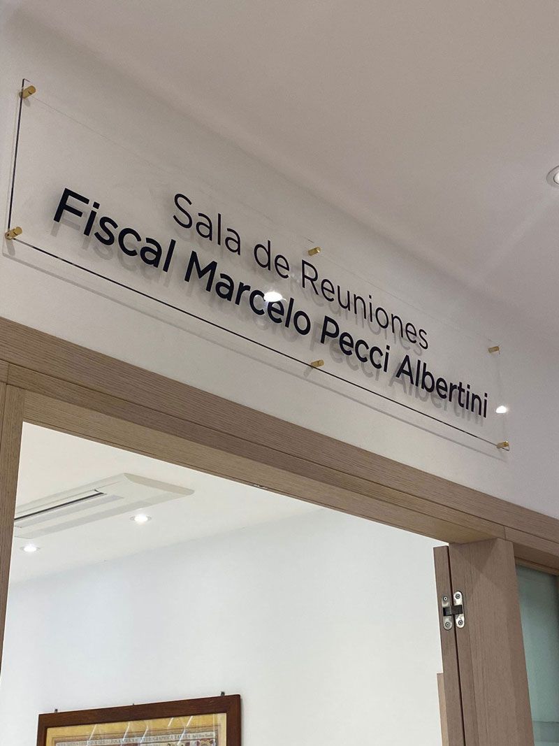Embajada del Paraguay en Italia inaugura sala de reuniones “Fiscal Marcelo Pecci Albertini”