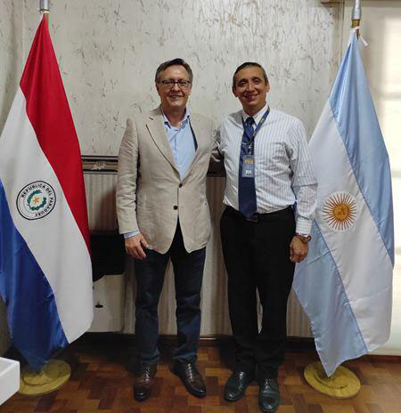Delegación de la Policía Federal visita el Consulado del Paraguay en Mendoza