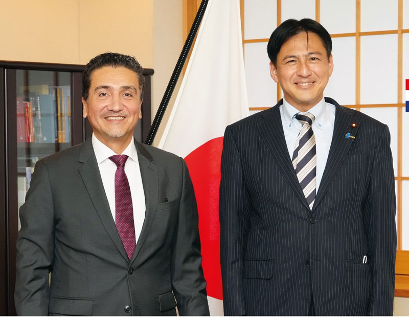 Embajador y nuevo ministro de Estado del Japón promueven proyectos de cooperación para el desarrollo del Paraguay