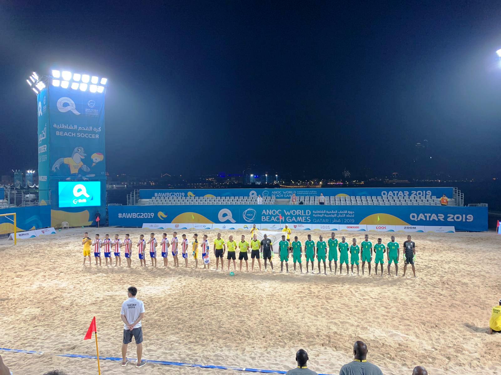 Embajada  acompaña a selección de fútbol de playa que participa en competencia en Qatar