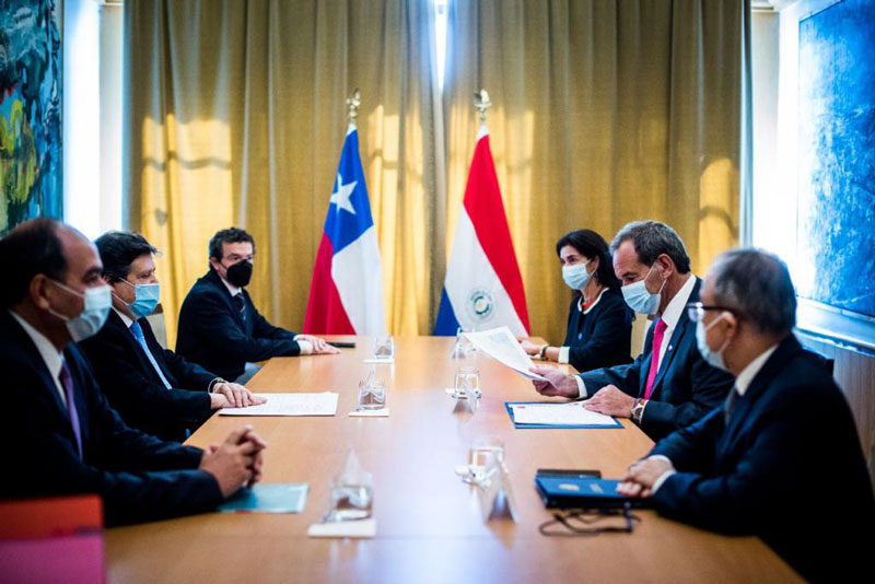 Paraguay reafirma la relación estratégica con Chile 