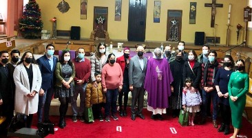 Se ofició  una misa en honor de la Virgen de Caacupé en Ankara