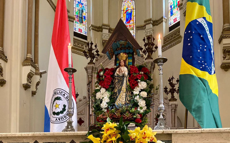 Conmemoraron la fundación de Asunción en San Pablo, Brasil 