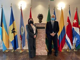 Embajadora del Paraguay en México visitó al secretario general de la OPANAL