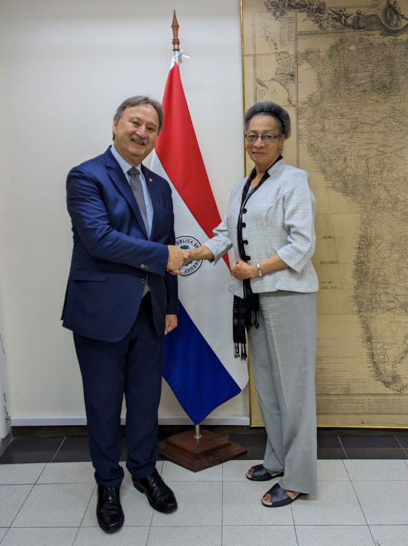 Presidenta de la CIDH visita Paraguay para promocionar el fortalecimiento y garantía de los derechos de las personas afrodescendientes