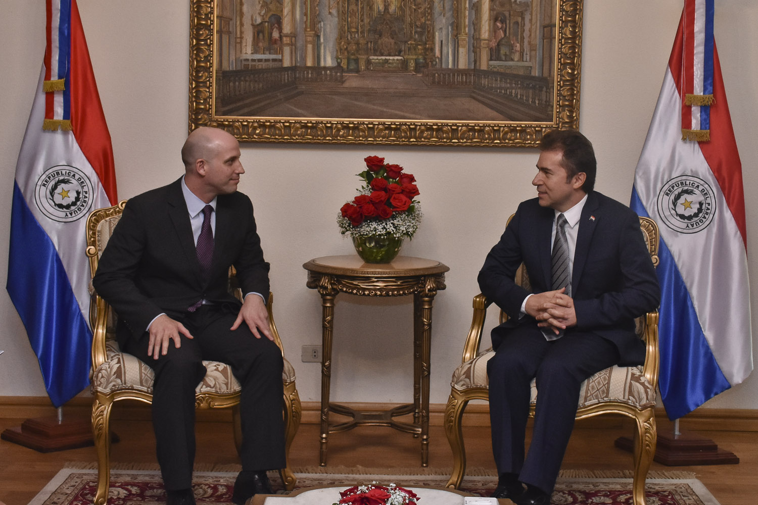 Encuentro entre el Ministro de Relaciones Exteriores y el Representante del Gobierno de Venezuela en el Paraguay