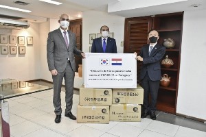 Paraguay agradeció hoy al gobierno de Corea la donación de 22.700 pruebas de detención del COVID-19
