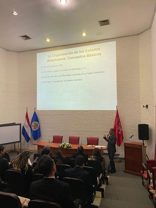 Paraguay, por primera vez, alberga curso de derecho internacional patrocinado por la OEA