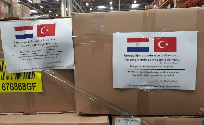 En los próximos días llega importante lote de equipos médicos donados por Turquía