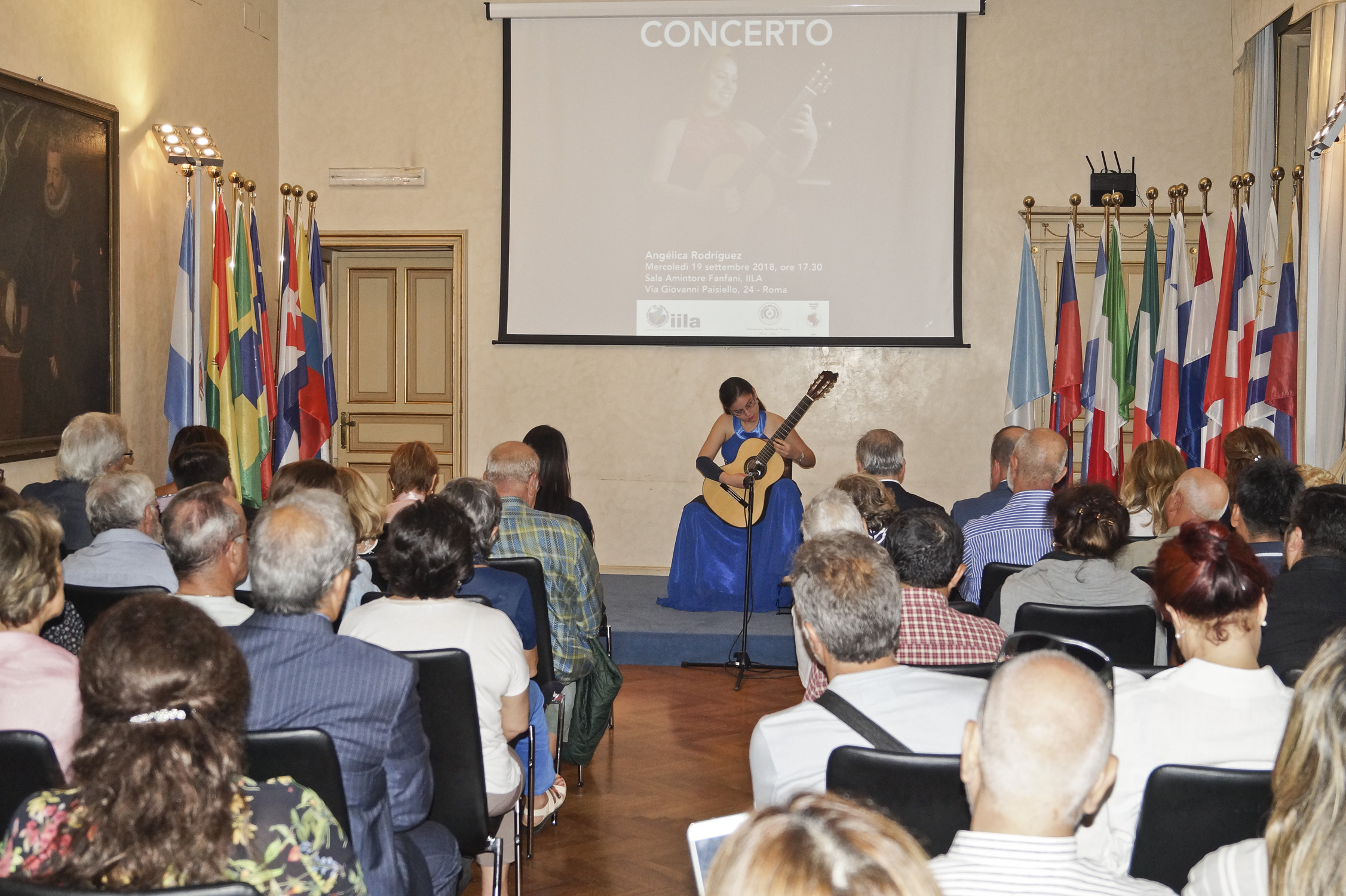 Talento joven en concierto en la Embajada del Paraguay en Italia