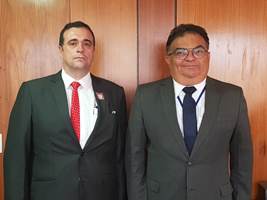 Embajador y funcionario presidencial abordaron la agenda bilateral Paraguay-Brasil