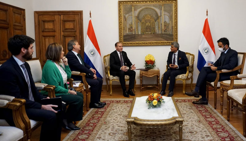 Canciller y embajador de la India acordaron trabajar en acciones que acentúen la relación bilateral