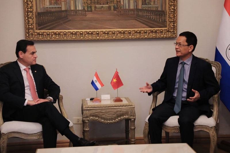 Canciller mantiene audiencia con embajador de Vietnam