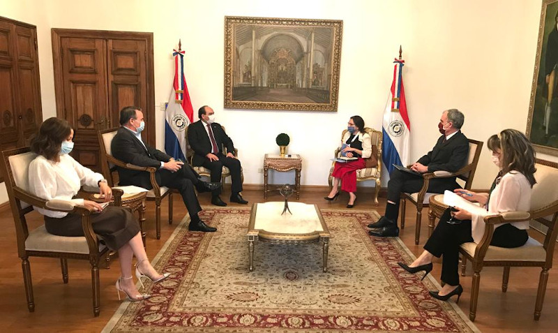 Paraguay manifestó a Alemania y Francia su deseo de formar parte de la Alianza para el Multilateralismo