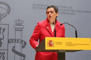 La ministra de Asuntos Exteriores de España, Arancha González Laya, visita el país el 7 y 8 de mayo