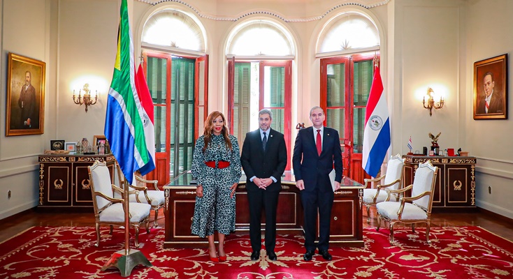 El presidente Abdo Benítez recibió cartas credenciales de embajadores concurrentes de varios países
