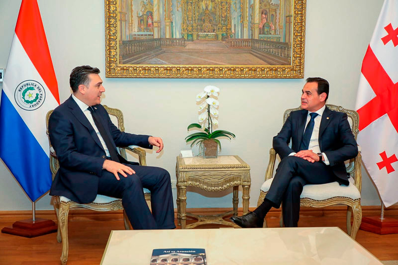 Ministro de Asuntos Exteriores de Georgia realiza primera visita al Paraguay