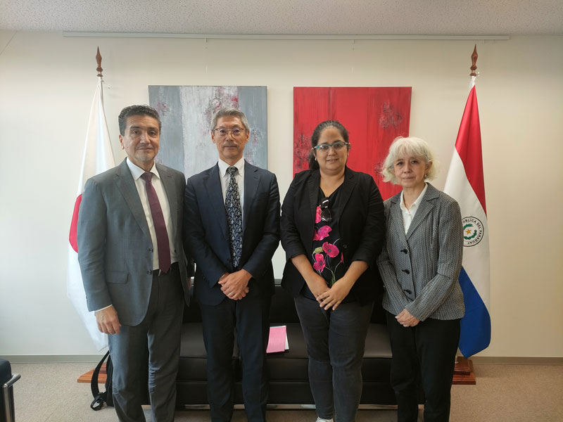 Embajador paraguayo en Japón recibe visita de expertos en inocuidad de productos agrícolas