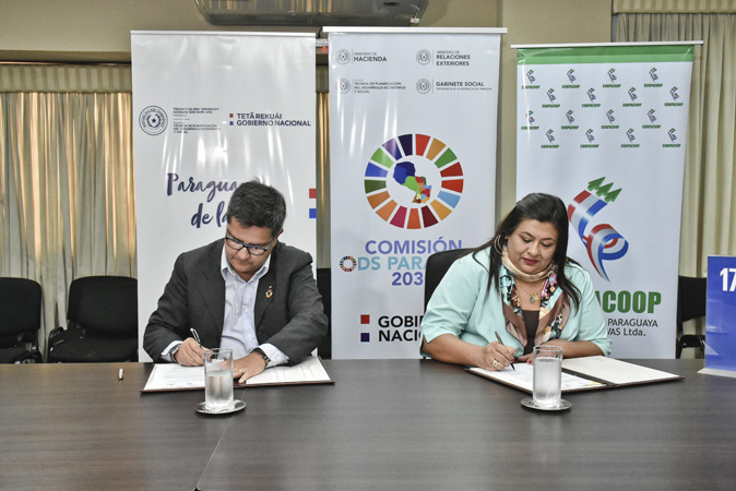 Comisión ODS Paraguay y Confederación Paraguaya de Cooperativas se alían para implementar la Agenda 2030