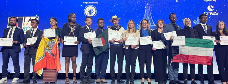 Joven paraguayo obtiene galardón de la Federación Internacional de Astronáutica como “Líder Emergente en el Sector Espacial”