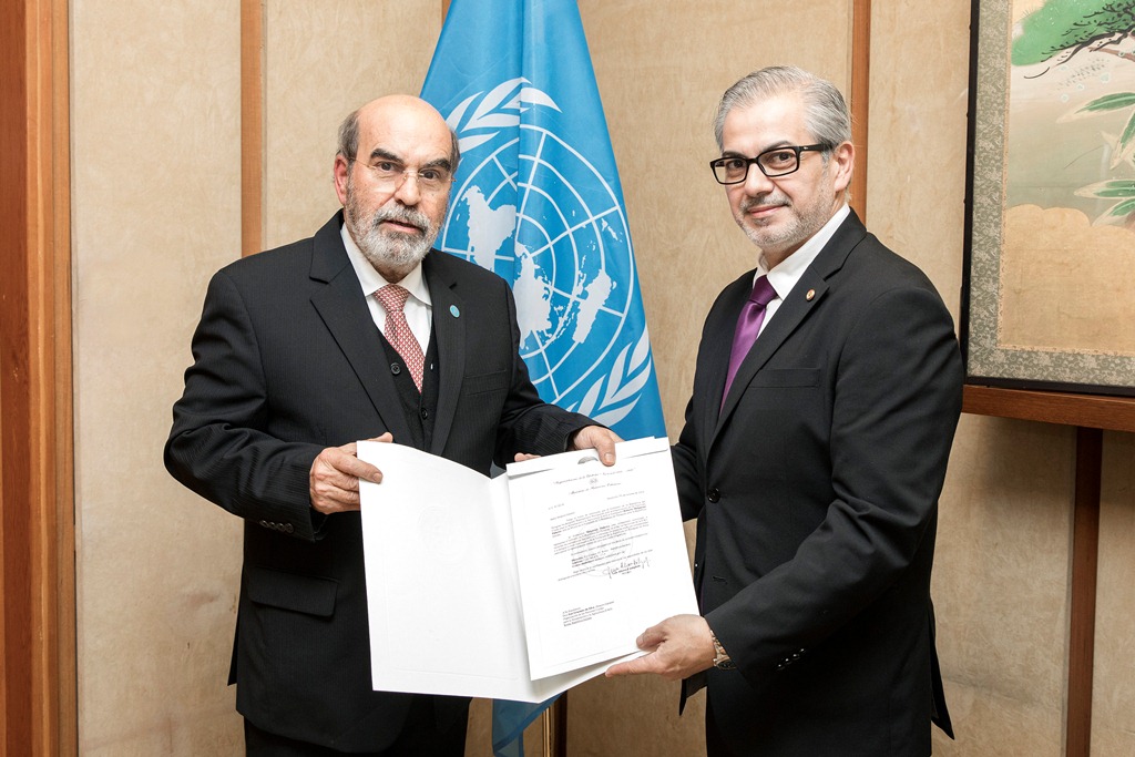 Embajador Roberto Melgarejo presentó sus Cartas Credenciales al Director General de la FAO