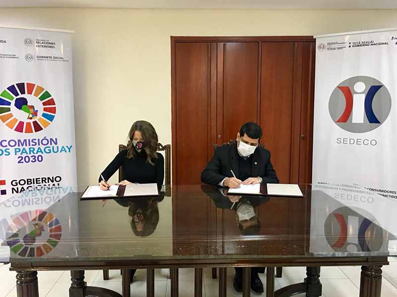 ODS Paraguay suscribió Memorándum de Entendimiento con la SEDECO