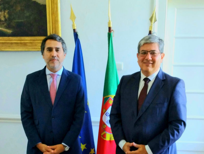 Embajador mantuvo encuentro con Secretario de Estado de Negocios Extranjeros y Cooperación de Portugal