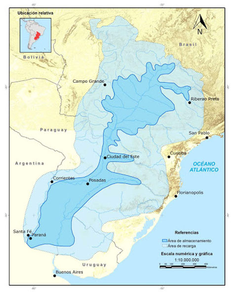 El 26 de noviembre entra en vigor el Acuerdo sobre el Acuífero Guaraní