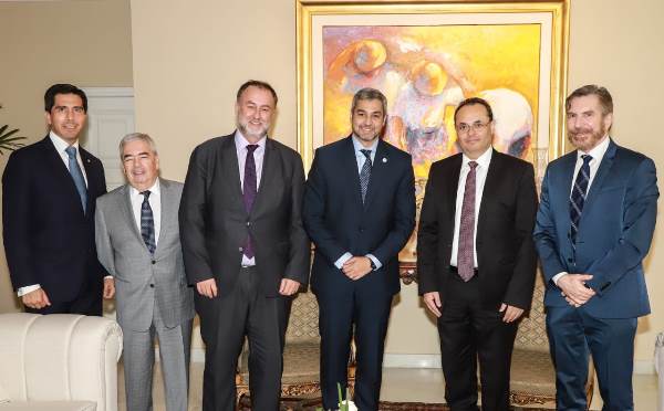 El Presidente Abdo Benítez recibió al Presidente Ejecutivo del Banco de Desarrollo de América Latina (CAF)