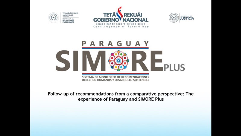Paraguay sigue cooperando con CIDH en capacitación del uso del SIMORE Interamericano a países angloparlantes