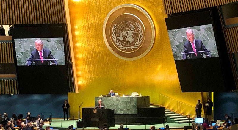 Secretario General de la ONU apeló al multilateralismo en aras de un mundo mejor y más pacífico 