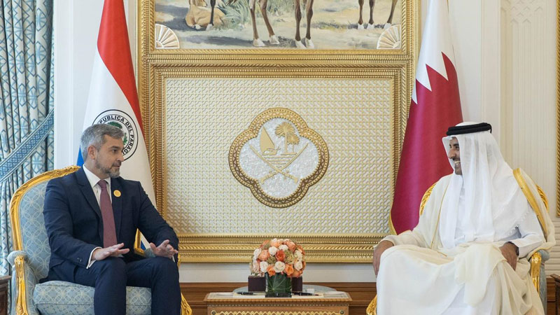 El presidente Abdo presentó al Emir de Qatar el clima de negocios y las oportunidades de inversión en nuestro país 
