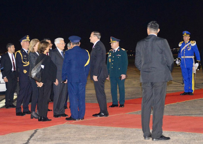 Presidente de la República Italiana llega al Paraguay por primera vez en la historia