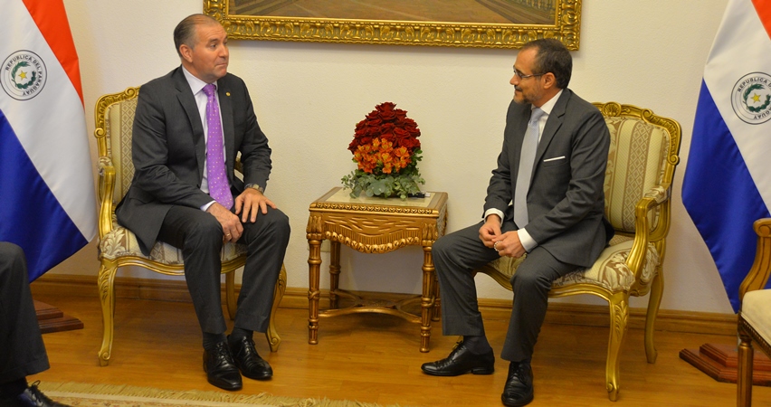 El canciller Nacional efectuó un repaso de los temas bilaterales con el embajador de Marruecos
