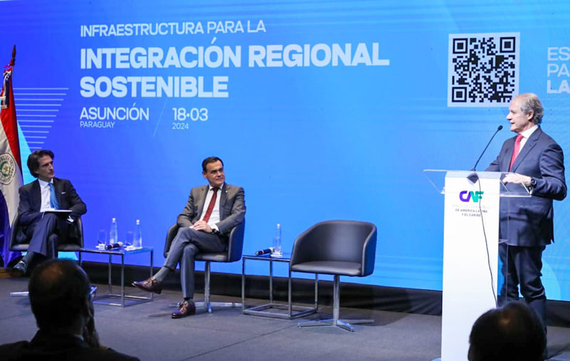 Canciller participa en foro sobre infraestructura para la integración regional sostenible
