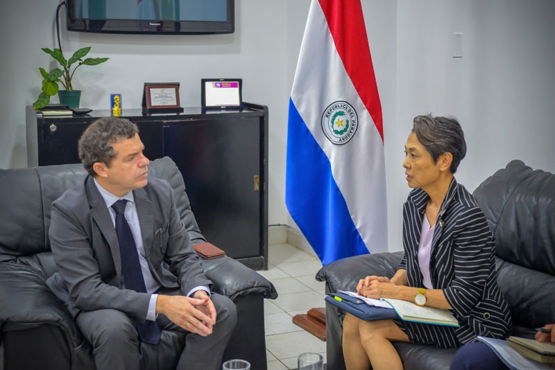 Viceministro de Relaciones Económicas e Integración del Paraguay y Embajadora del Japón dialogan sobre agenda económica y comercial entre ambos países