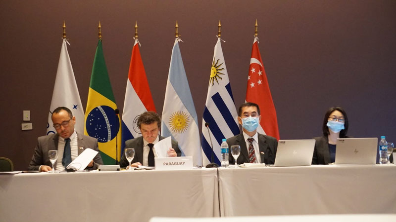 Con importantes avances, concluye en nuestro país la IV Ronda de Negociaciones entre el Mercosur y Singapur