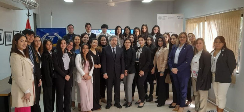 Estudiantes de UNINORTE visitan la Academia Diplomática y Consular