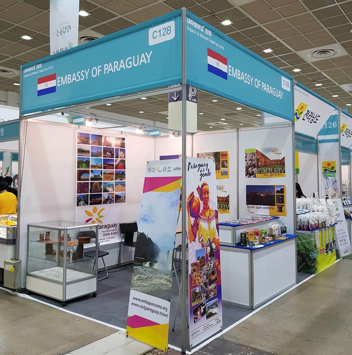 Embajada promociona productos orgánicos paraguayos en feria de comercio de Corea