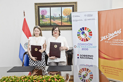 Comisión ODS Paraguay y DECIDAMOS acuerdan realizar acciones conjuntas para empoderar la Agenda 2030