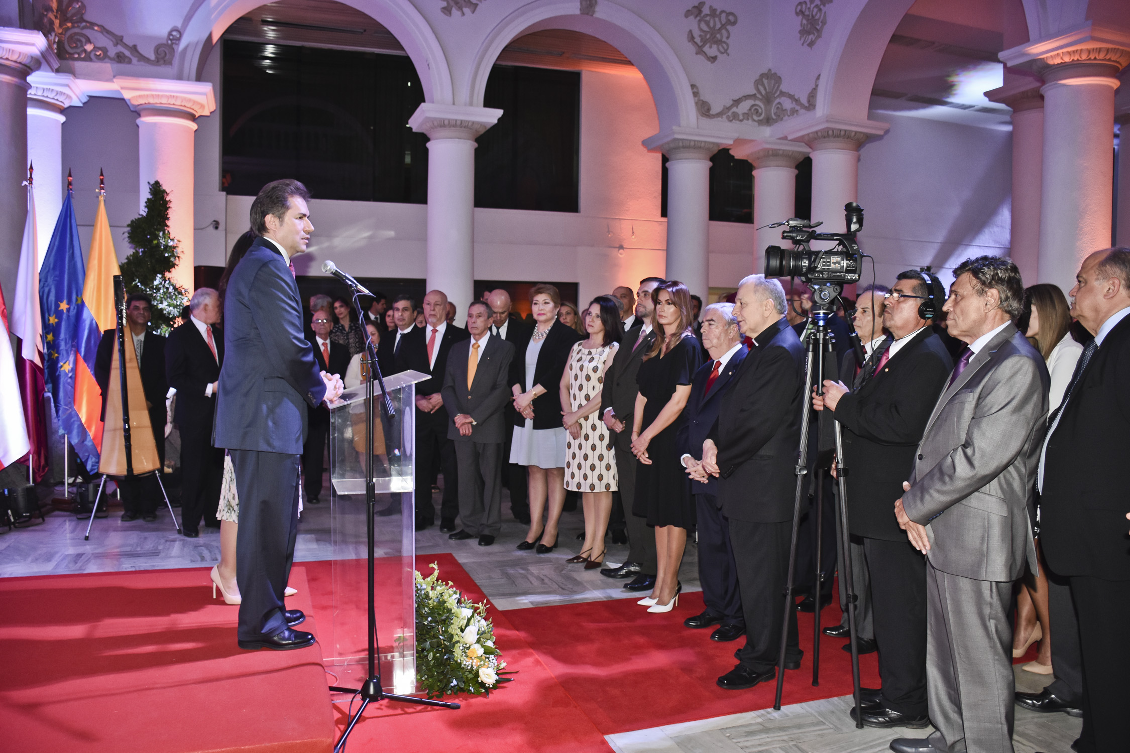 El Ministro Castiglioni recibió el saludo del Cuerpo Diplomático y Consular acreditado