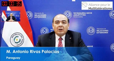Paraguay propone como respuesta a la pandemia la solidaridad, coordinación y cooperación multilateral
