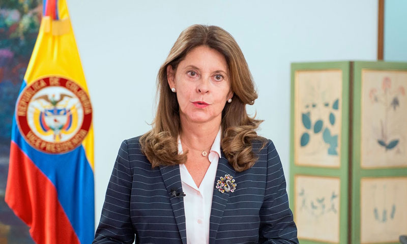 Vicepresidenta y canciller de Colombia llega mañana para tratar temas de seguridad y el caso Pecci