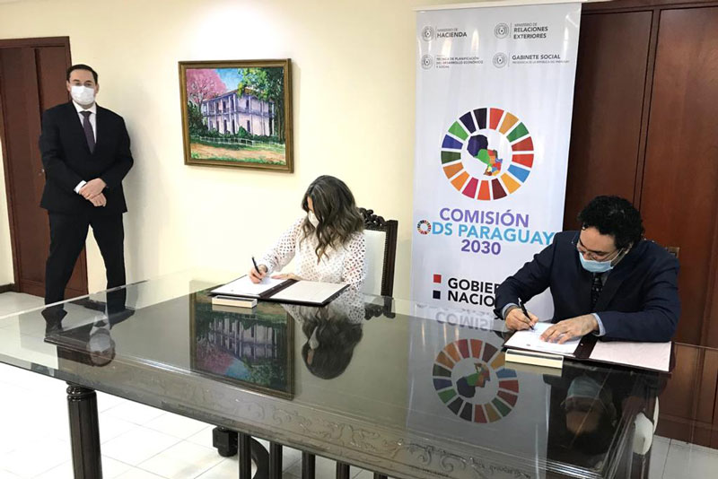 ODS Paraguay y REPAE firman acuerdo para trabajar de manera conjunta y promover la participación
