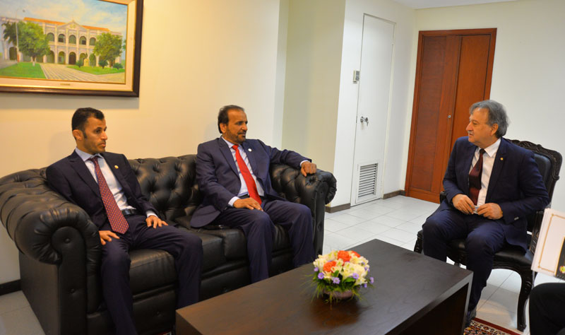 Viceministro de Relaciones Exteriores hizo repaso de agenda con  el encargado de negocios a.i. de la Embajada de Qatar en Asunción