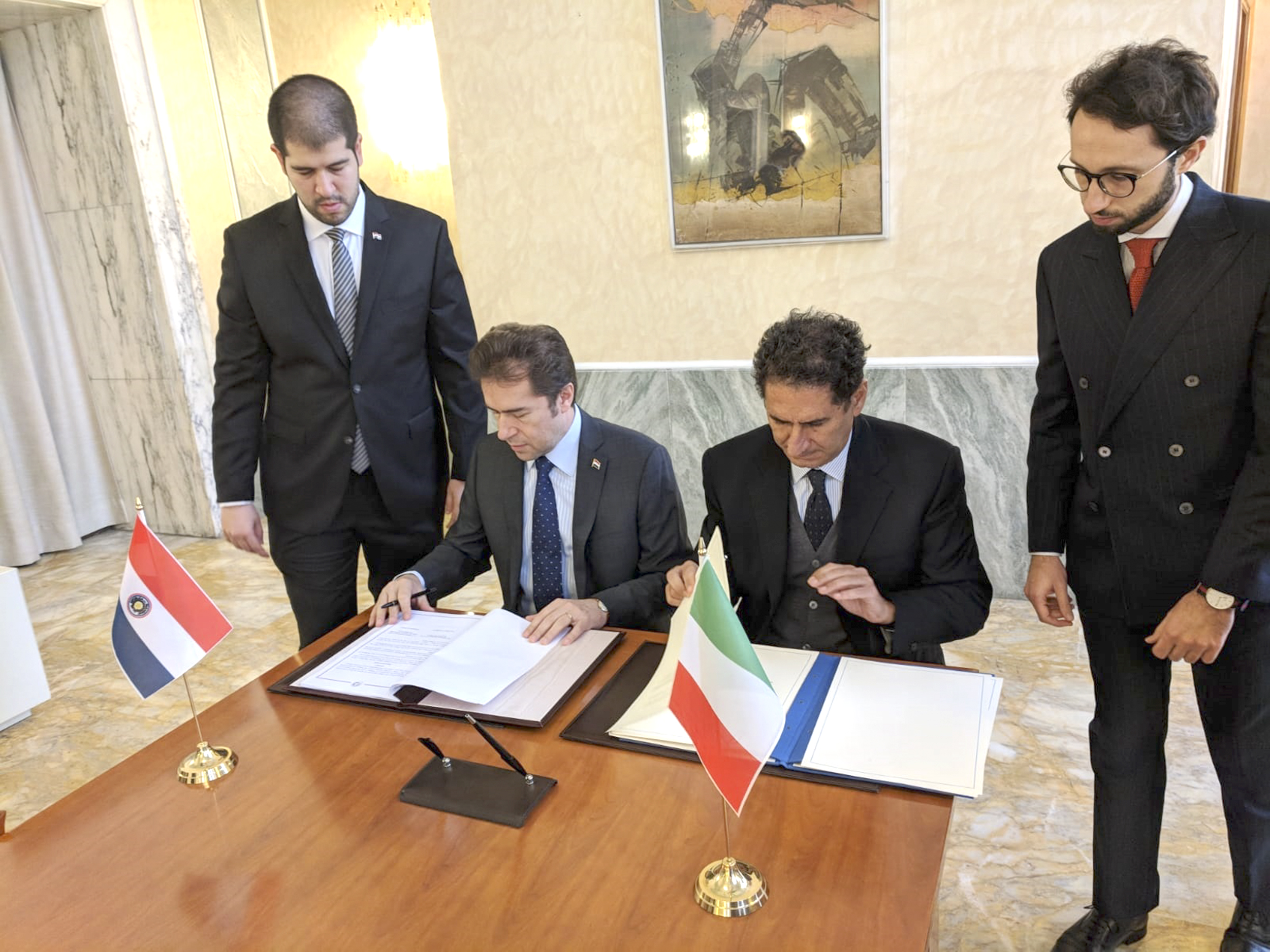 Paraguay e Italia suscriben Memorando de Entendimiento para la cooperación en el ámbito de la vulnerabilidad al cambio climático